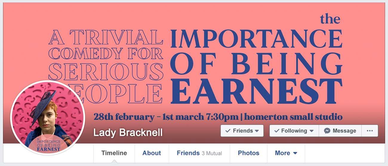 THE IMPORTANCE OF BEING EARNEST